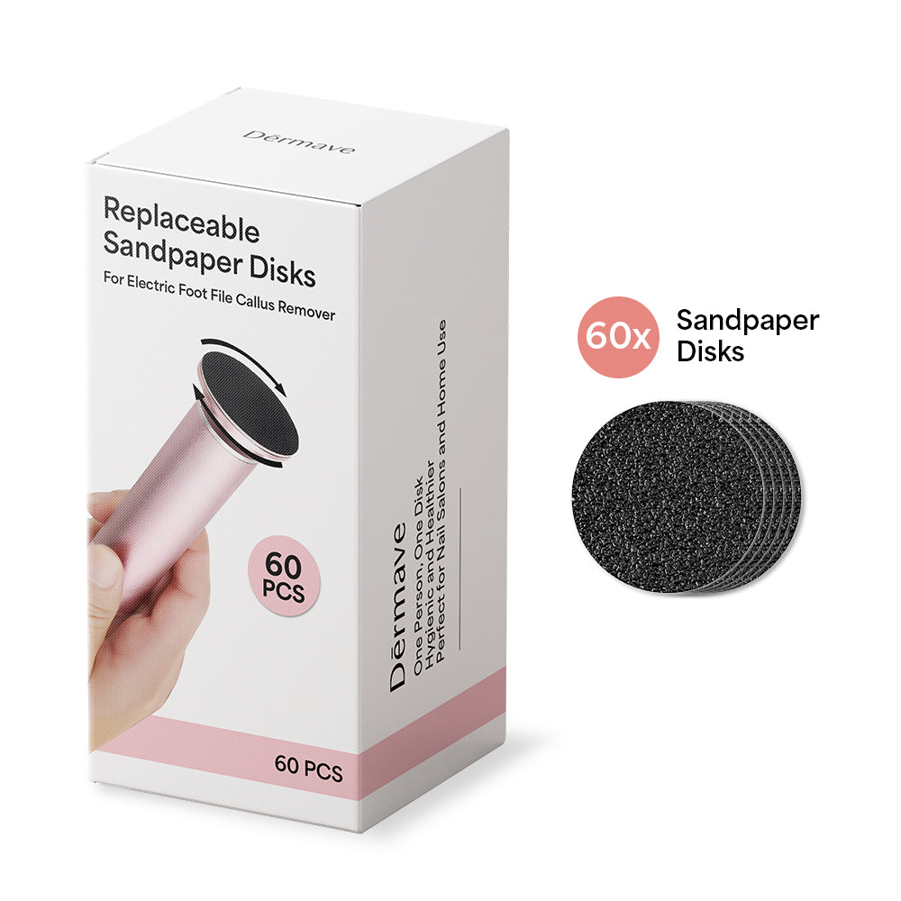60-Pack Sandpaper Disks