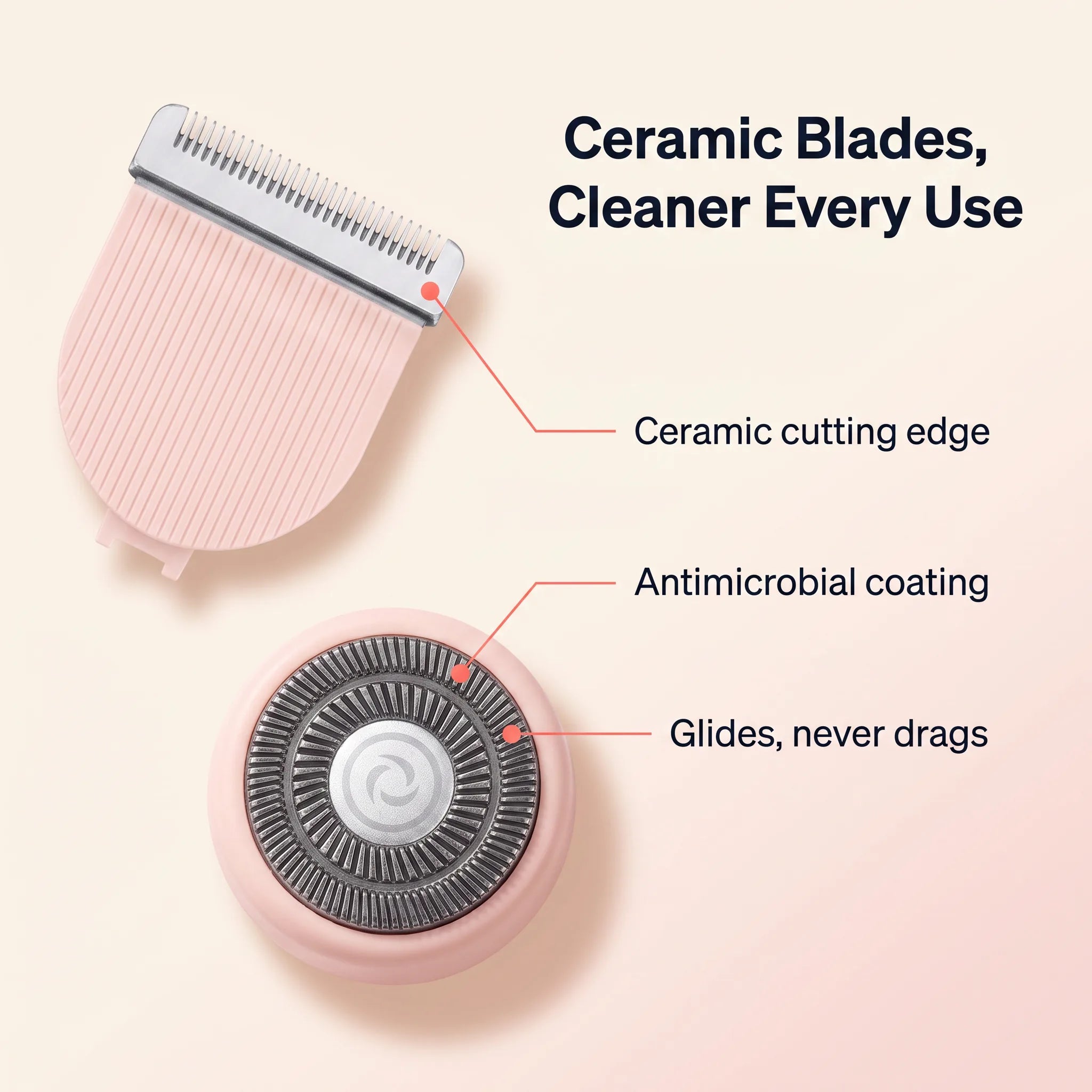 Pink callus remover device with 60 sandpaper disks and 30-day money-back guarantee badge.