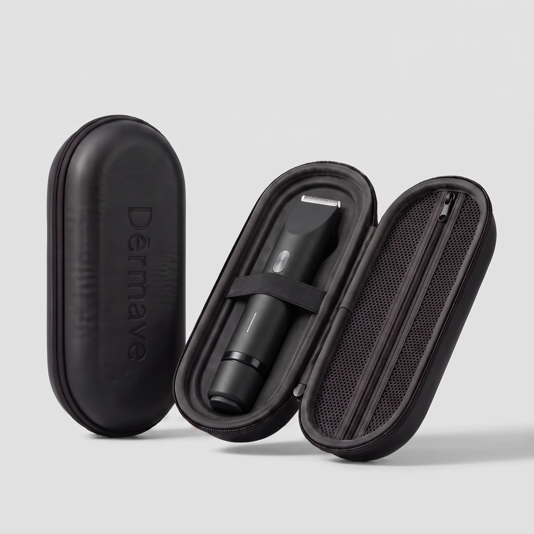 Modern handheld beauty device with indicator lights and a 30-day guarantee badge.