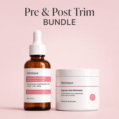 Pre & Post Trim Bundle (Cyperus Rotundus Oil + Ingrown Eliminator Pads)