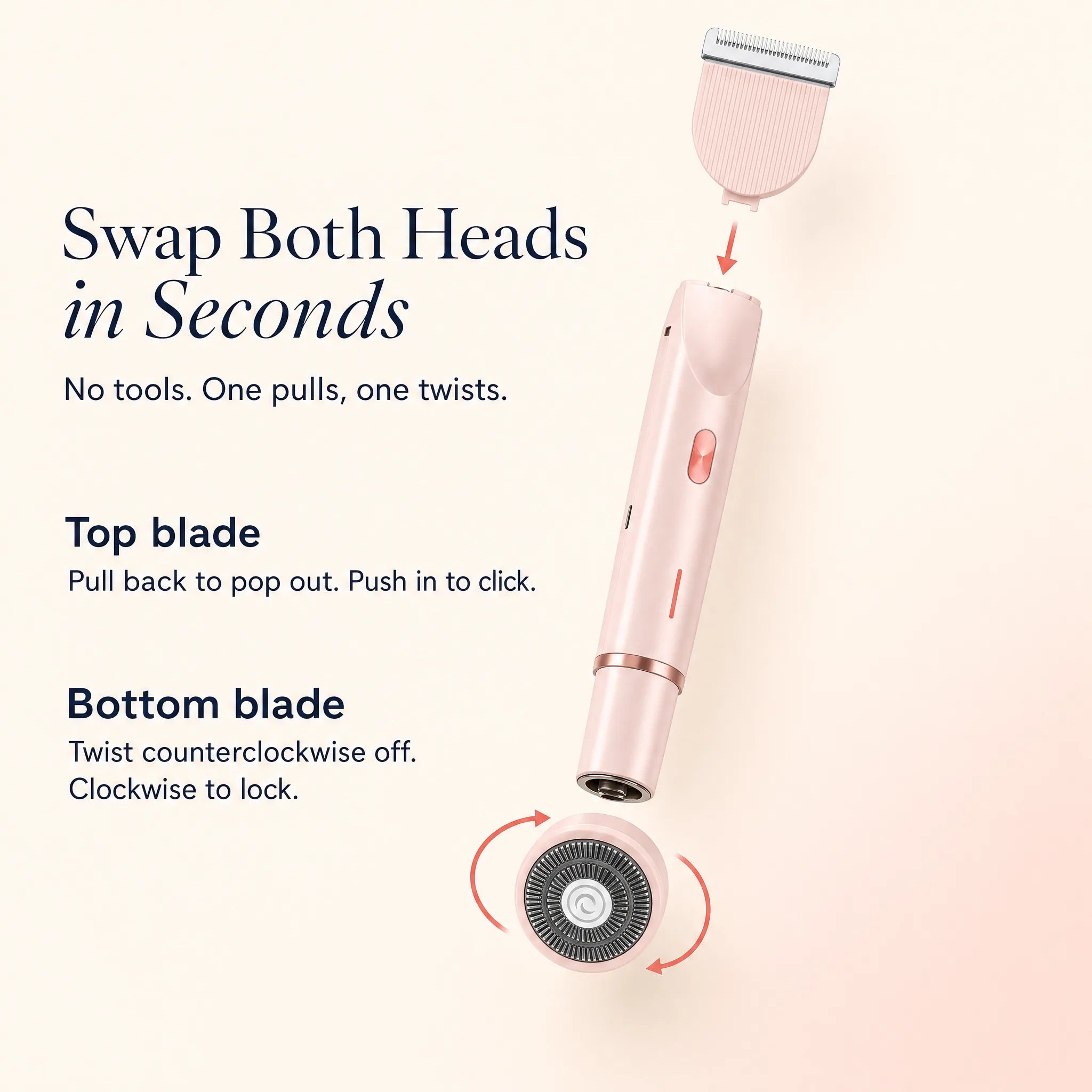 Pink callus remover device with 60 sandpaper disks and 30-day money-back guarantee badge.