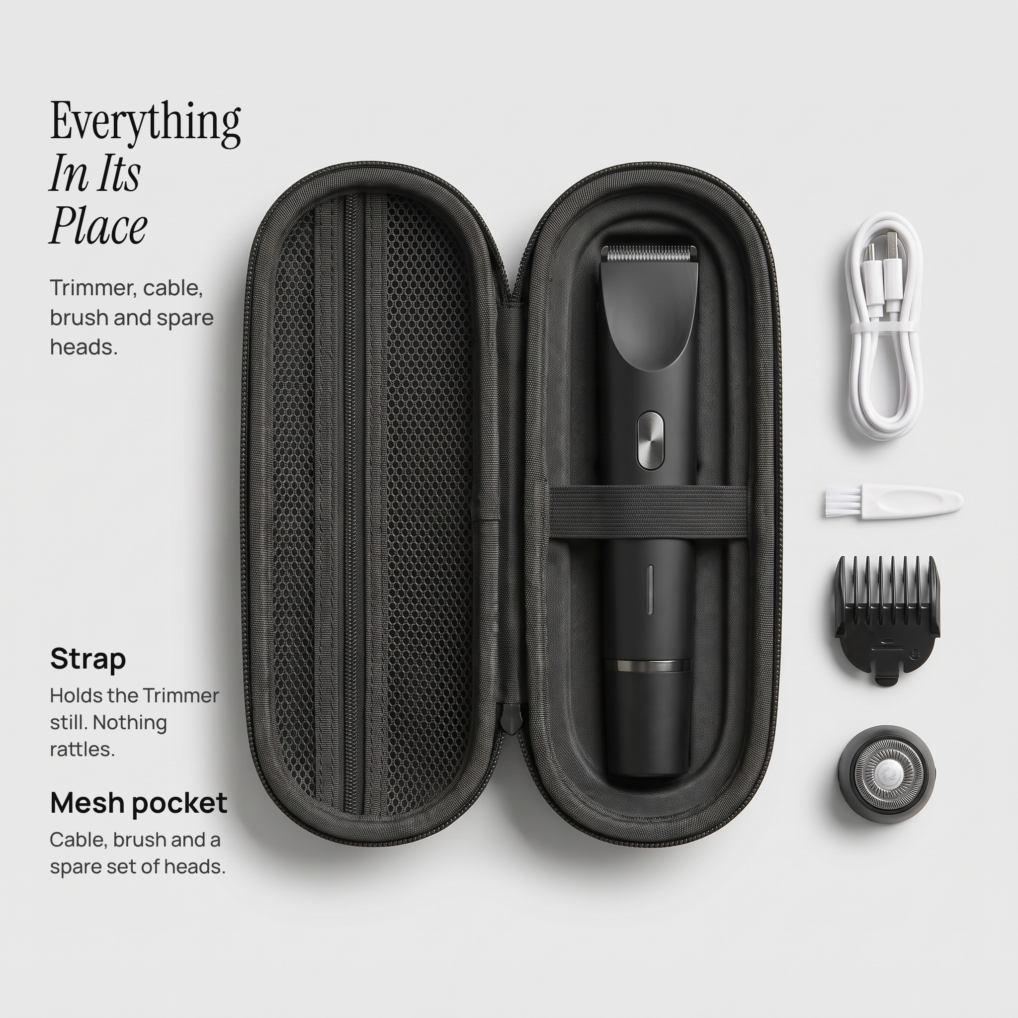 Modern handheld beauty device with indicator lights and a 30-day guarantee badge.